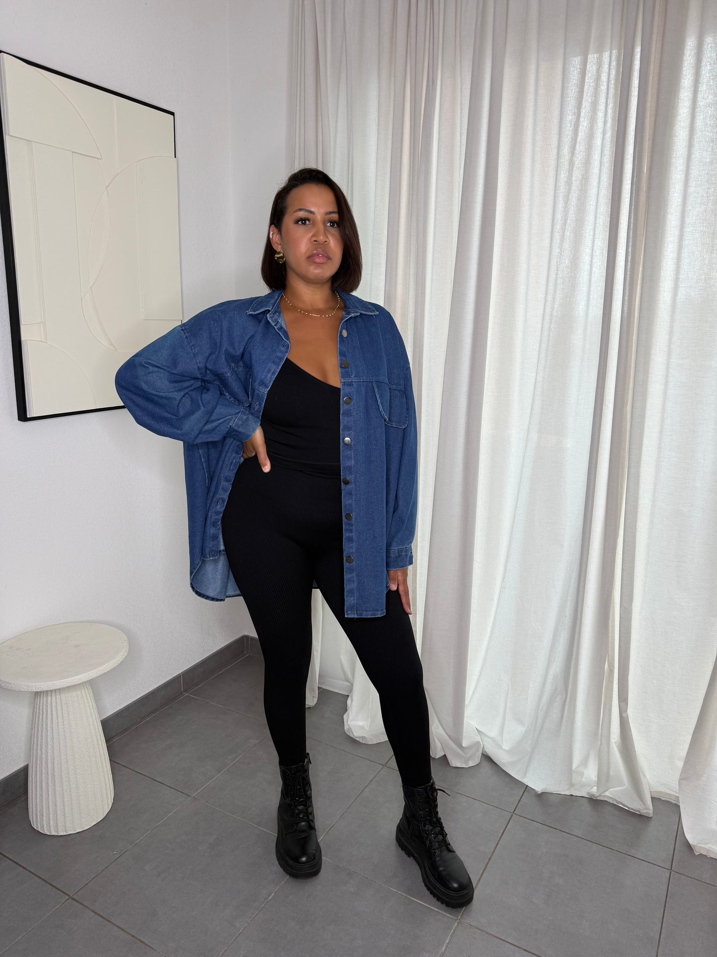 Sur chemise en jean