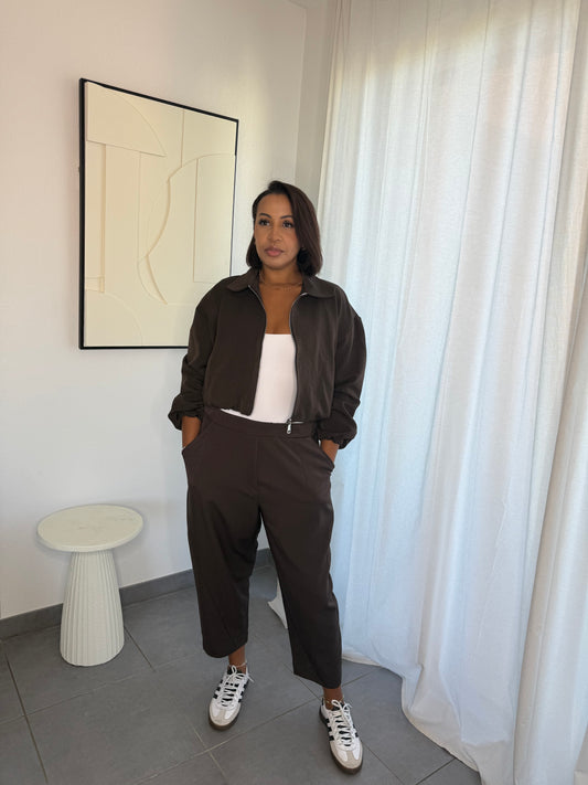Ensemble veste pantacourt